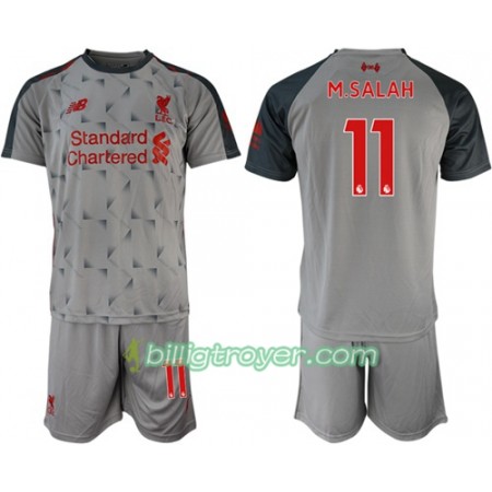 Billige Fotballdrakter Liverpool M.Salah 11 Barn Tredjedraktsett 2018/19 Kortermet